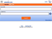 Tablet Screenshot of management.jobshark.com